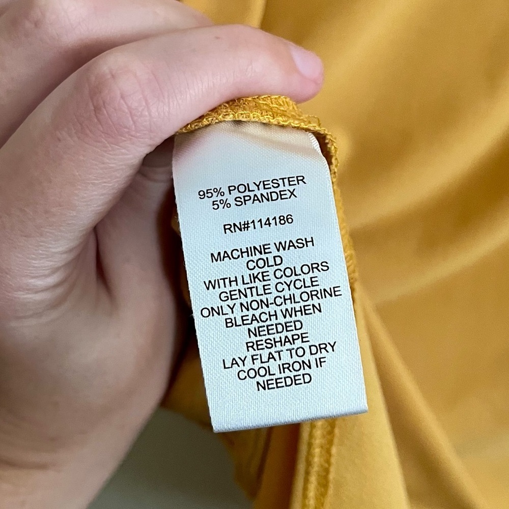 Mustard Yellow Women's Top - Picture 7 of 7
